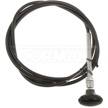 Motormite CONTROL CABLES WITH 2 IN BLACK KNOB 8 FT 55197